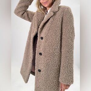 Cozy Brown Teddy Coat Rockandblue